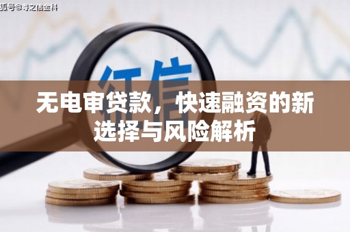 昭阳无电审贷款，快速融资的新选择与风险解析