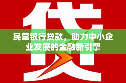 昭阳民营银行贷款，助力中小企业发展的金融新引擎