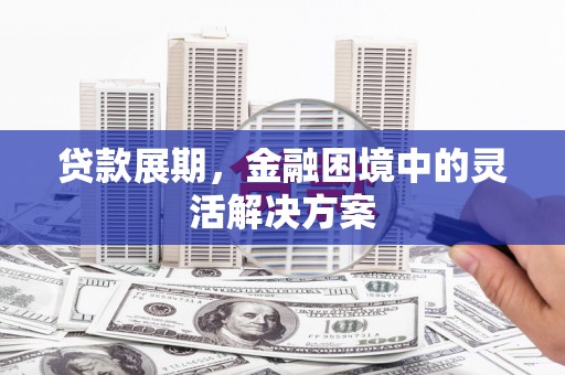昭阳贷款展期，金融困境中的灵活解决方案
