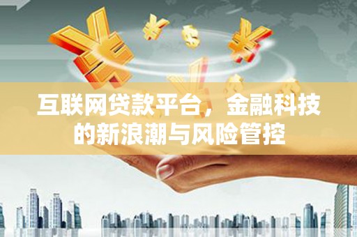 昭阳互联网贷款平台，金融科技的新浪潮与风险管控