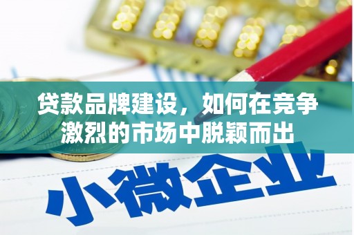 昭阳贷款品牌建设，如何在竞争激烈的市场中脱颖而出