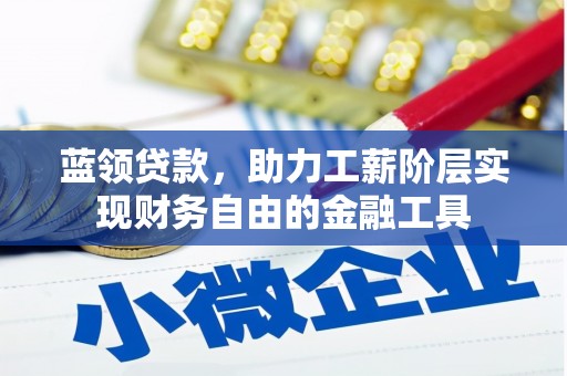 昭阳蓝领贷款，助力工薪阶层实现财务自由的金融工具