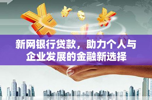 昭阳新网银行贷款，助力个人与企业发展的金融新选择
