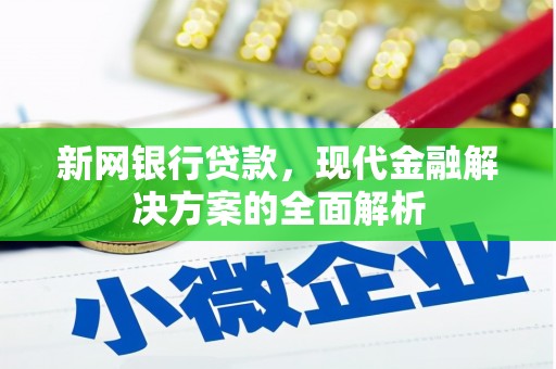 昭阳新网银行贷款，现代金融解决方案的全面解析
