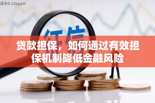 昭阳贷款担保，如何通过有效担保机制降低金融风险