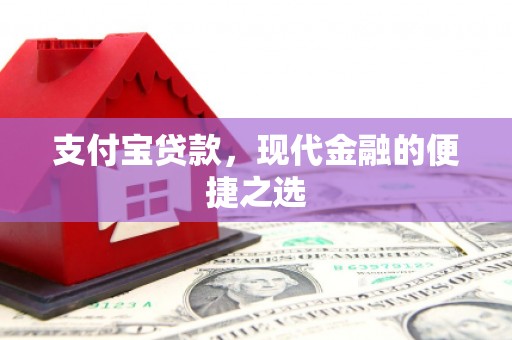 昭阳支付宝贷款，现代金融的便捷之选