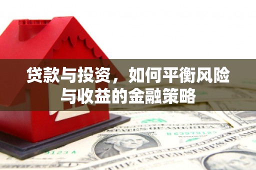 昭阳贷款与投资，如何平衡风险与收益的金融策略